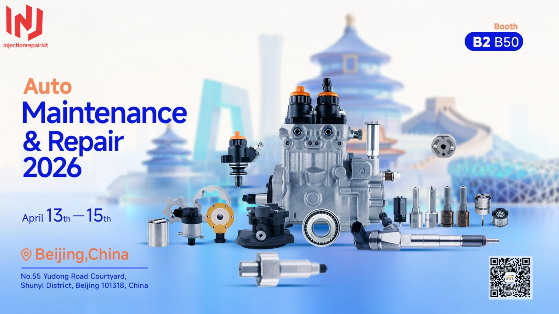 Meet Shumatt at AMR Beijing and Enjoy Specials on 295019-0890 Injection Repair Kit